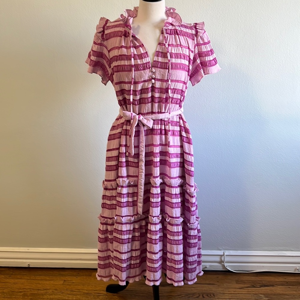 Hunter Bell "Mathews" Dress in Magenta